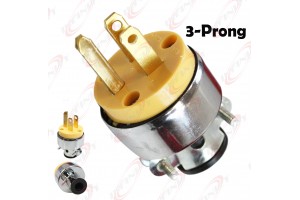 New 3-Prong Replacement Male Electrical Plug Heavy-Duty